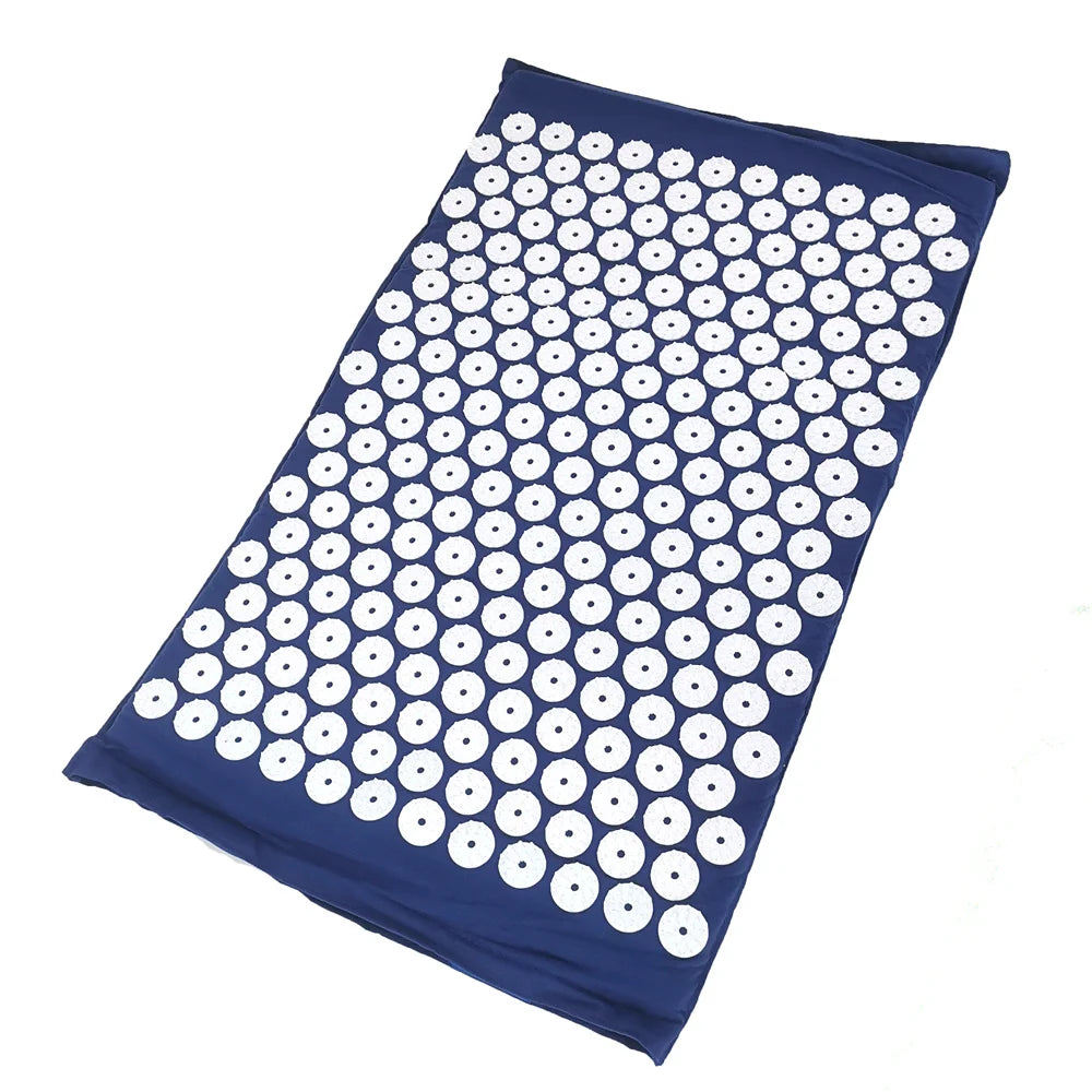 Acupressuur Spijkermat en Kussenset – Massagemat voor Rugpijn, Nekpijn en Stressverlichting – Yoga en Ontspanning