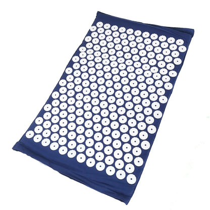 Acupressuur Spijkermat en Kussenset – Massagemat voor Rugpijn, Nekpijn en Stressverlichting – Yoga en Ontspanning