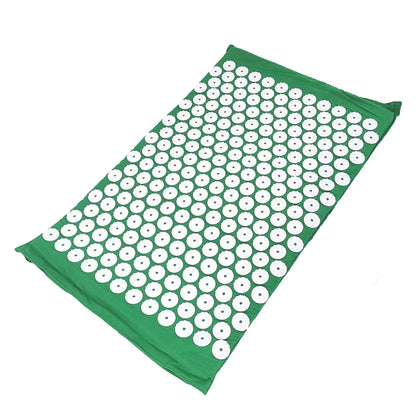 Acupressuur Spijkermat en Kussenset – Massagemat voor Rugpijn, Nekpijn en Stressverlichting – Yoga en Ontspanning
