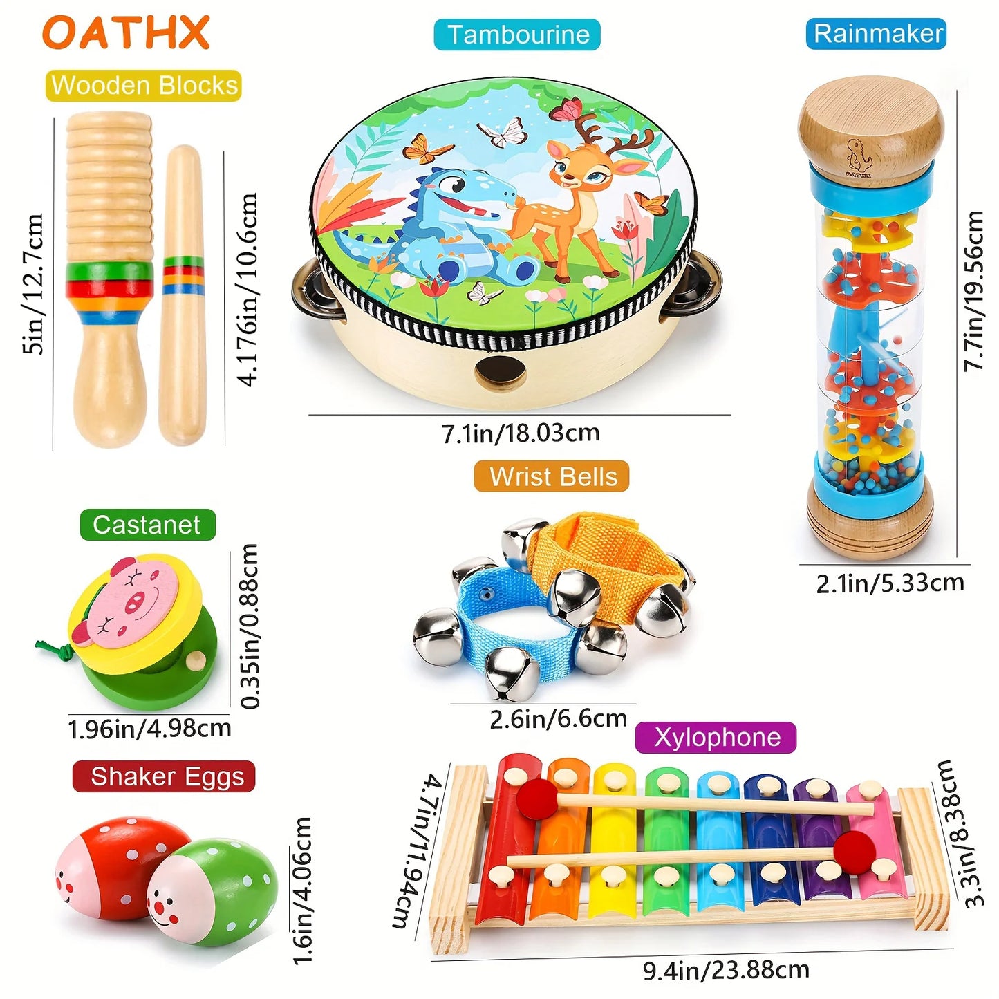 Educational Toys Percussion Xylophone Baby Music Kit Kids Wood Musical Instruments for Toddler Toy