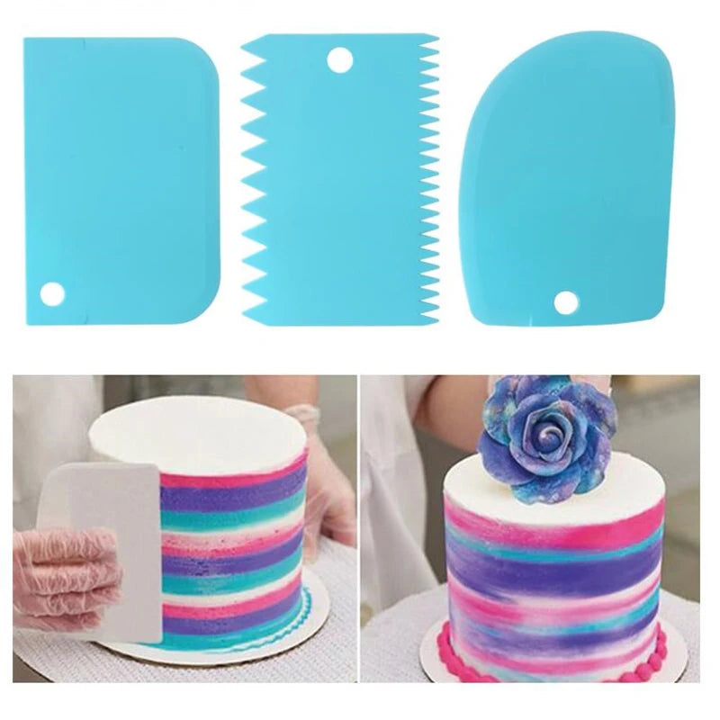 RVS Paletmes en Crème Spatula – Roestvrijstalen Cake- en Taartdecoratie Spatel – Handig Keukengerei voor Bakken en Patisserie