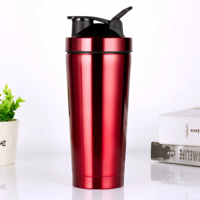 RVS Proteïne Shaker 750 ml – Roestvrijstalen Eiwitshaker & Sportfles – Lekvrije Shaker Cup voor Fitness en Sport