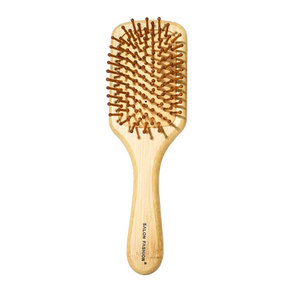 Bamboe Haarborstel – Natuurlijke Houten Anti-Statische Kam & Hoofdhuid Massager – Met Luchtkussen (Air Cushion) voor Ontklitten – Voor Dames & Heren