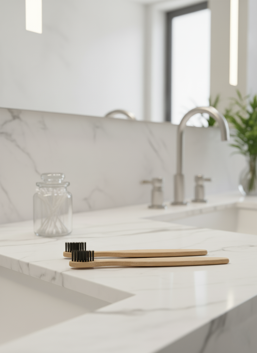 Bamboe Tandenborstel, Duurzame Verzorging, Eco-friendly, Biologisch Afbreekbaar, Plasticvrij, Zero Waste, Mondverzorging, Vegan Lifestyle