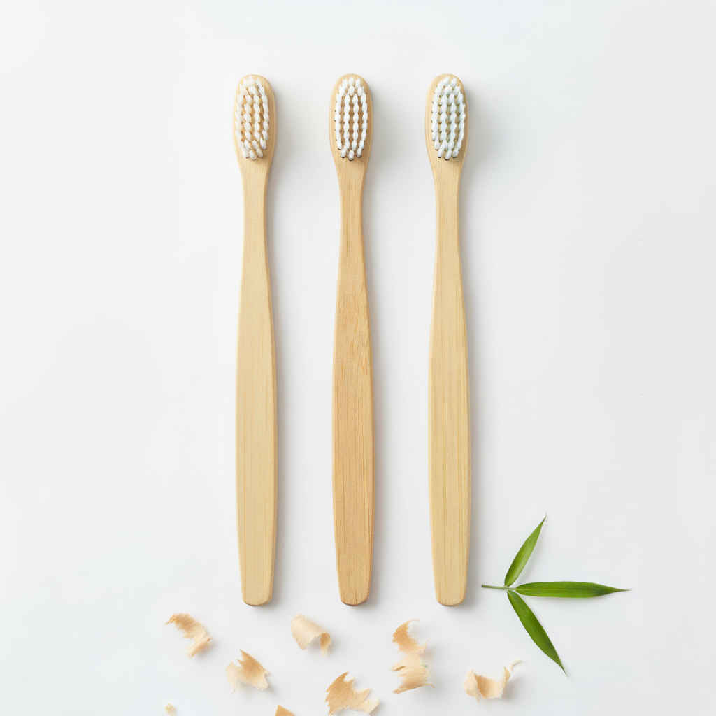 Bamboe Tandenborstel | 100% Biologisch Afbreekbaar & Vegan