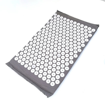 Acupressuur Spijkermat en Kussenset – Massagemat voor Rugpijn, Nekpijn en Stressverlichting – Yoga en Ontspanning