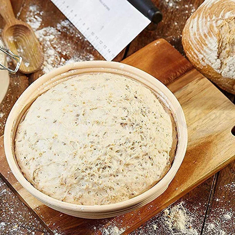 Rotan Rijsmandje – Ovaal Broodmandje van Gevlochten Rotan – Deeg Fermentatie Mand – Zuurdesem Banneton