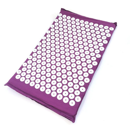 Acupressuur Spijkermat en Kussenset – Massagemat voor Rugpijn, Nekpijn en Stressverlichting – Yoga en Ontspanning